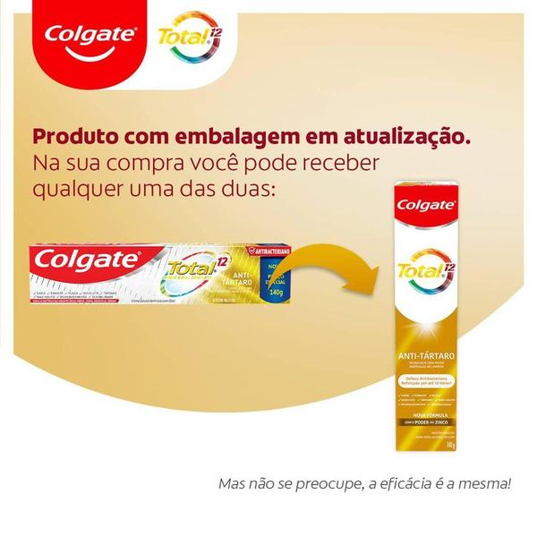 Imagem de Creme Dental Colgate Total 12 Anti Tártaro 140g