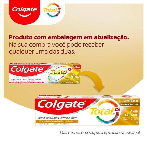 Imagem de Creme Dental Colgate Total 12 Anti Tártaro 90g