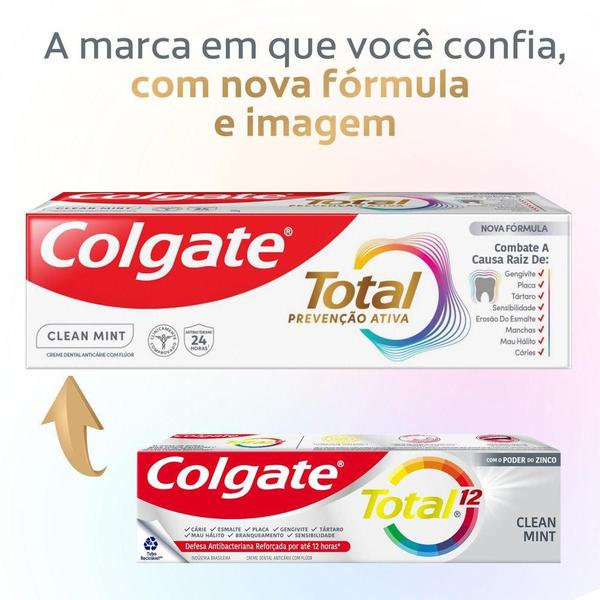 Imagem de Creme Dental Colgate Total 12 Clean Mint 180g