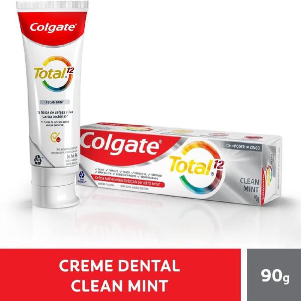 Imagem de Creme Dental Colgate Total 12 Clear Mint 90g Anticárie