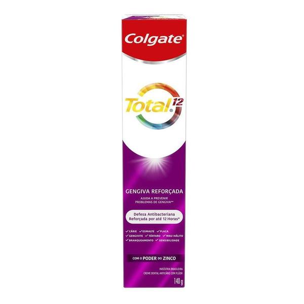 Imagem de Creme Dental Colgate Total 12 Gengiva Reforçada 140g