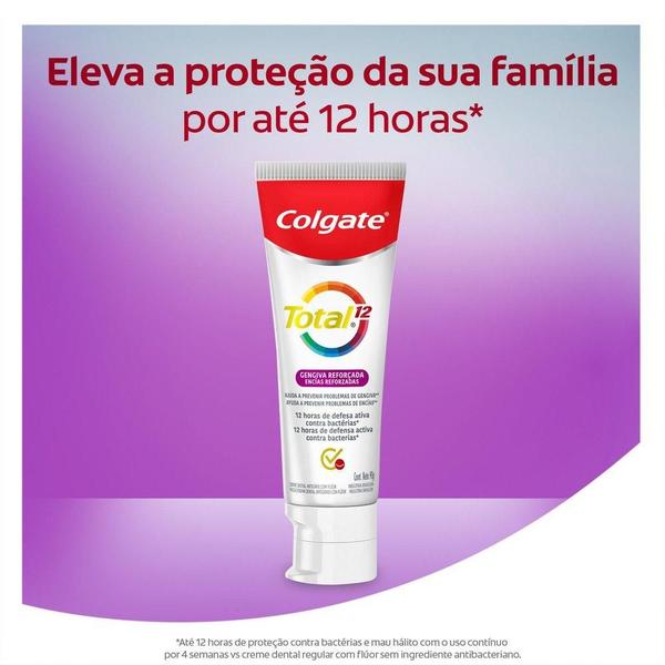 Imagem de Creme Dental Colgate Total 12 Gengiva Reforçada 180g