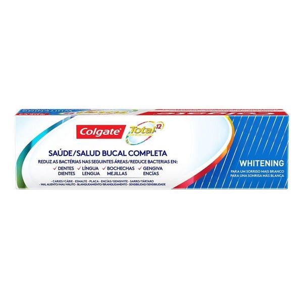 Imagem de Creme Dental Colgate Total 12 Whitening 90g