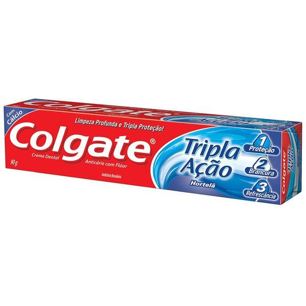 Imagem de Creme Dental Colgate Tripla Ação Hortelã 90g