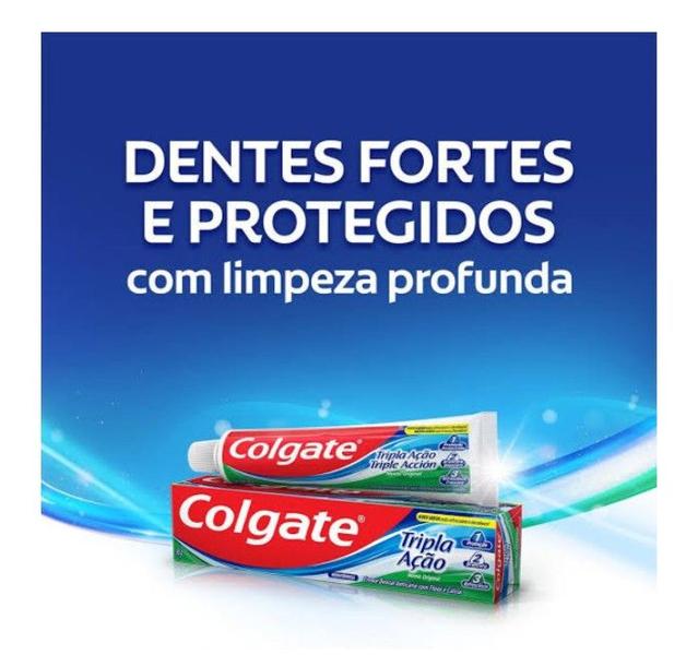 Imagem de Creme Dental Colgate Tripla Ação Menta Original 180g C/ 48 Ud