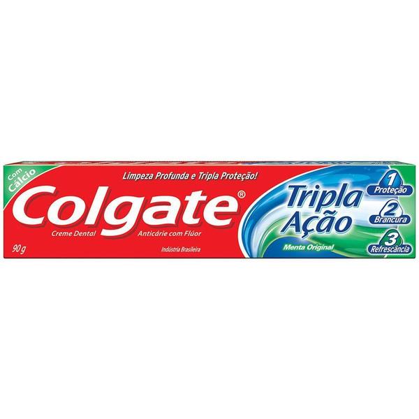 Imagem de Creme Dental Colgate Tripla Ação Menta Original com 90g