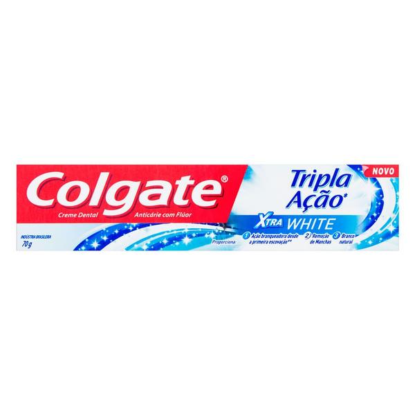 Imagem de Creme Dental Colgate Tripla Ação Xtra White 70g