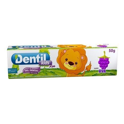 Imagem de Creme Dental Dentil Kids Zoo 50G Uva