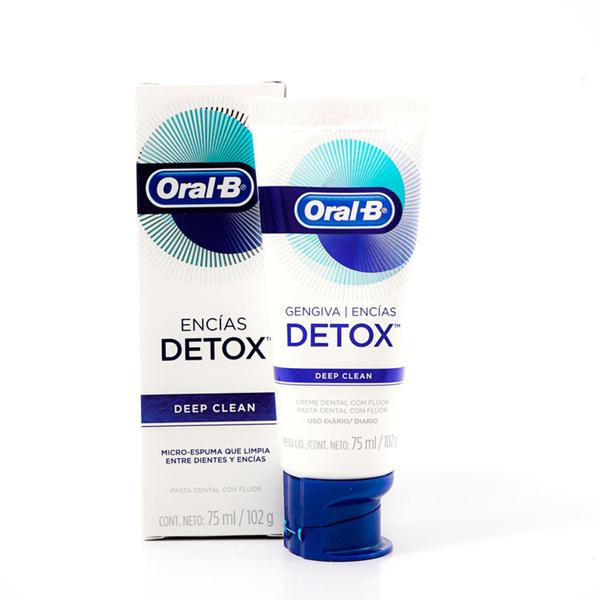 Imagem de Creme Dental Detox Deep Clean 102g - Oral-B