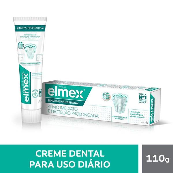 Creme Dental Elmex Sensitive 110g Imagem de Creme Dental Elmex Sensitive 110g