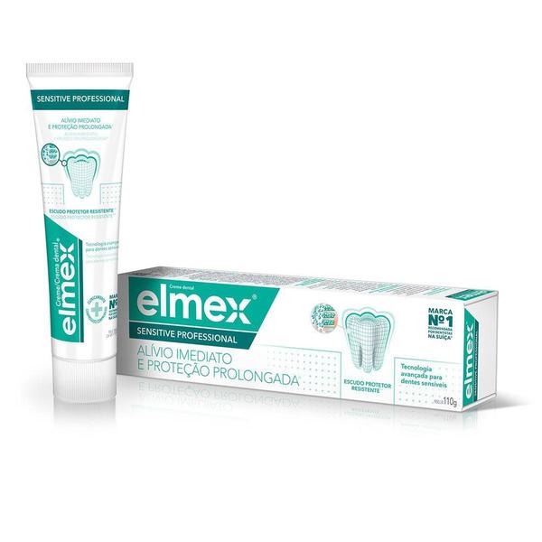 Creme Dental Elmex Sensitive 110g Imagem de Creme Dental Elmex Sensitive 110g