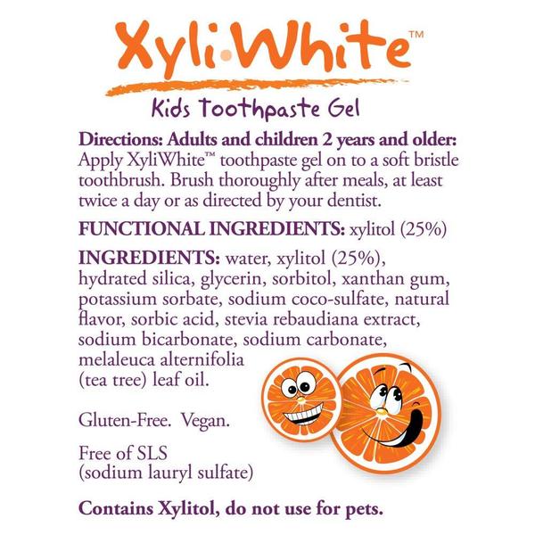 Imagem de Creme dental em gel NOW Foods Solutions Xyliwhite para crianças 90 ml