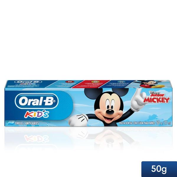 Imagem de Creme Dental Infantil Oral-B Kids Mickey com Flúor 50g