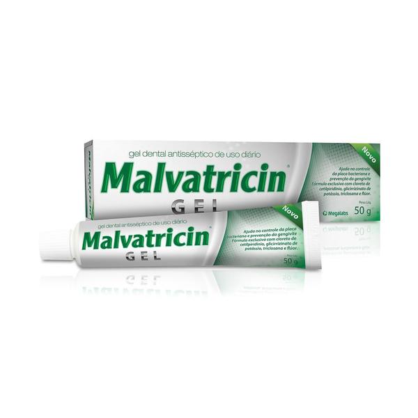 Imagem de Creme Dental Malvatricin Gel Flúor 50g