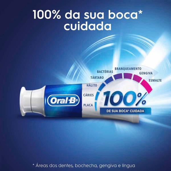 Imagem de Creme Dental Oral-B 100% Menta Refrescante Leve Mais Pague Menos 175g