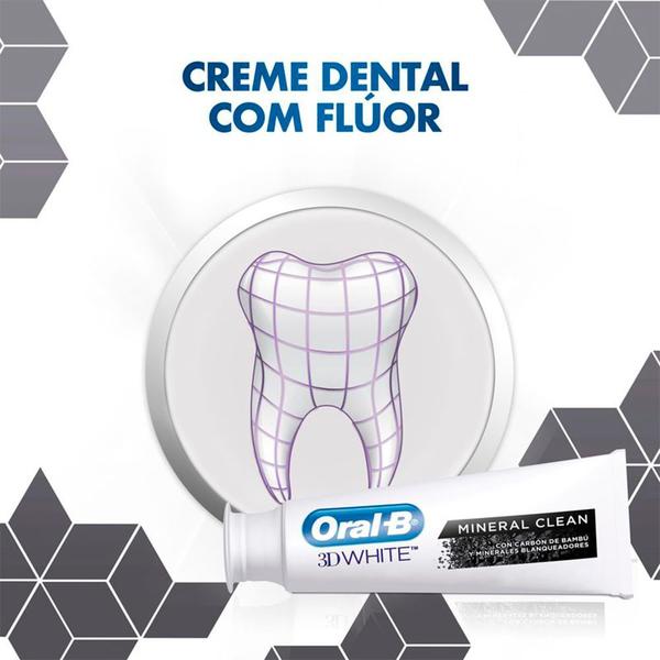 Imagem de Creme Dental Oral-B 3D White Mineral Clean Fresh Mint 102g