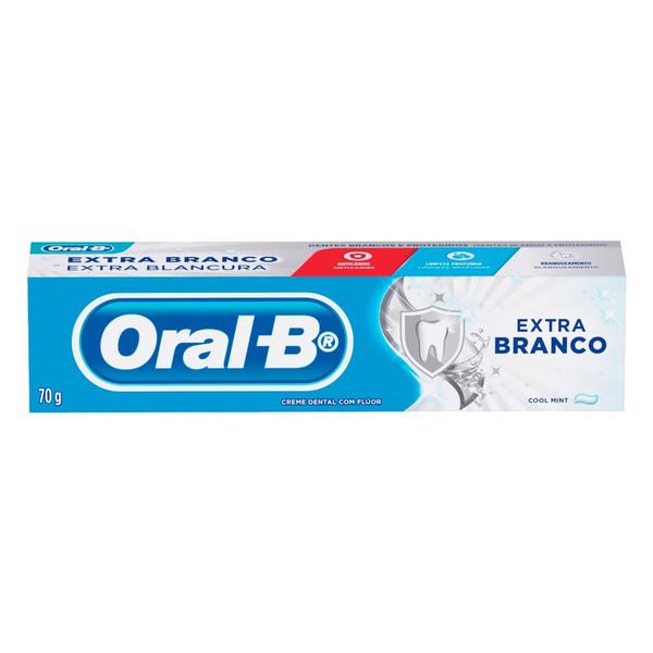 Imagem de Creme Dental Oral-B Extra Branco 70g