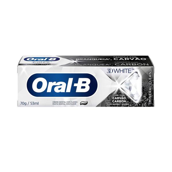 Imagem de Creme Dental Oral B Mineral Clean 3D White 70g