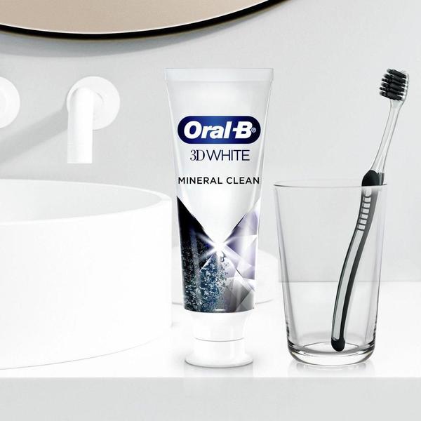 Imagem de Creme Dental Oral-B Mineral Clean Com Carvão 140g