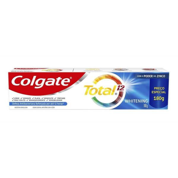 Imagem de Creme Dental Para Branqueamento Colgate Total 12 Whitening 180g