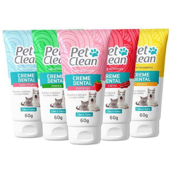 Imagem de Creme dental para cachorro e gato Previne mau halito e tartaros  Pet Clean