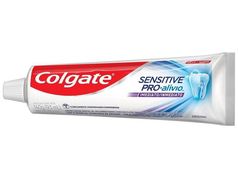 Imagem de Creme Dental para Dentes Sensíveis Colgate - Sensitive Pró-Alívio Imediato 140g