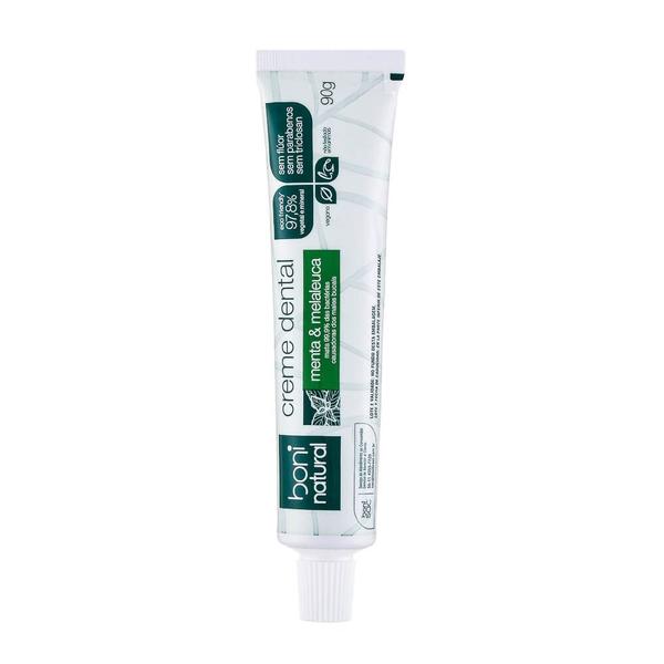 Imagem de Creme Dental Sem Flúor Menta e Melaleuca 90g