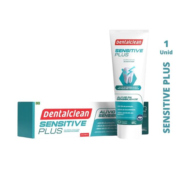 Imagem de Creme Dental Sensitive Plus  90g  DentalClean  1 unidade