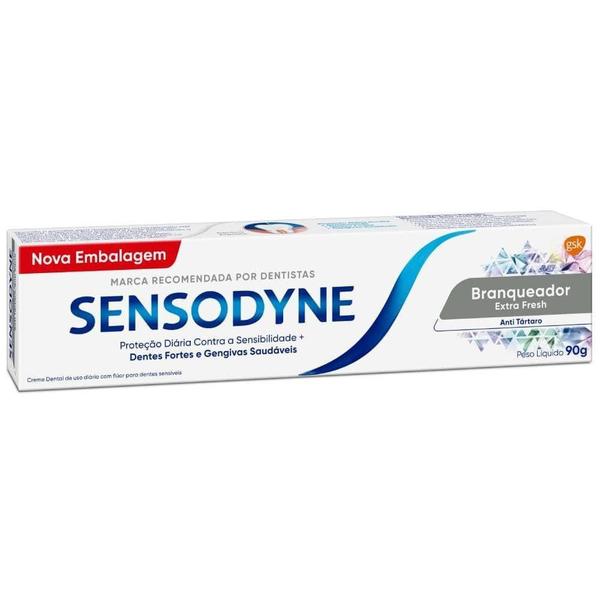 Imagem de Creme Dental Sensodyne Branqueador Extra Fresh 90g