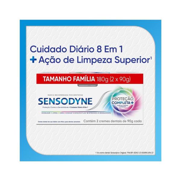 Imagem de Creme Dental Sensodyne Com 2x90gr Protecao Completa +