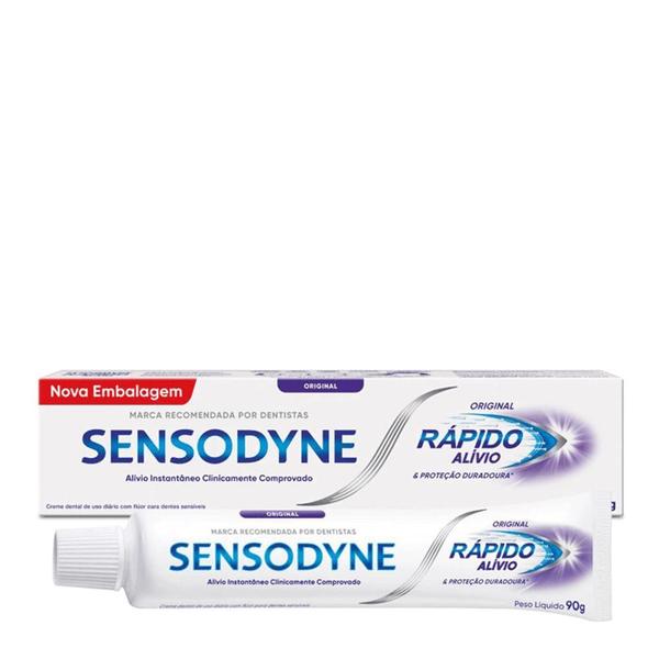 Imagem de Creme Dental Sensodyne Rápido Alívio 3Un De 90g