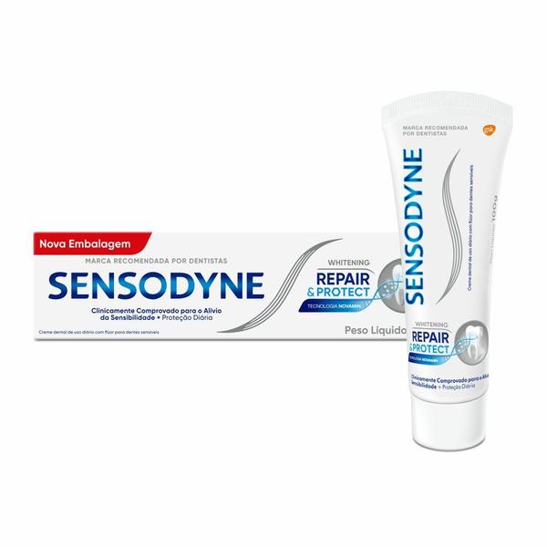 Imagem de Creme Dental Sensodyne Repair Protect Whitening 100g