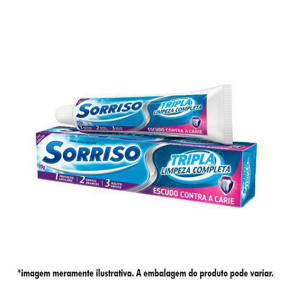 Imagem de Creme Dental Sorriso 70 Grama Tripla 12 Unid.