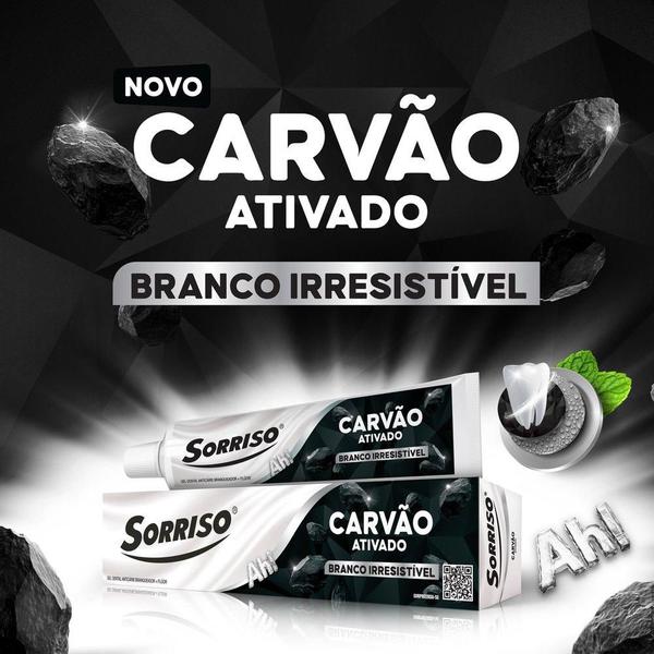 Imagem de Creme Dental Sorriso Carvão 140g