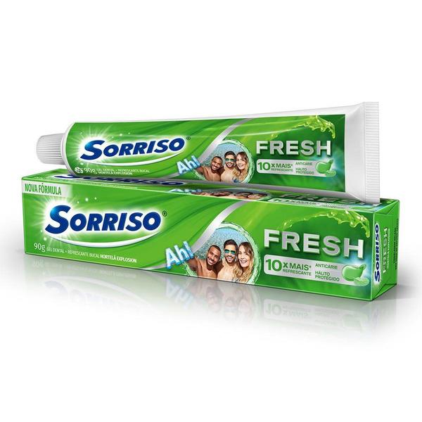 Imagem de Creme Dental Sorriso Fresh Hortelã Explosion com 90g