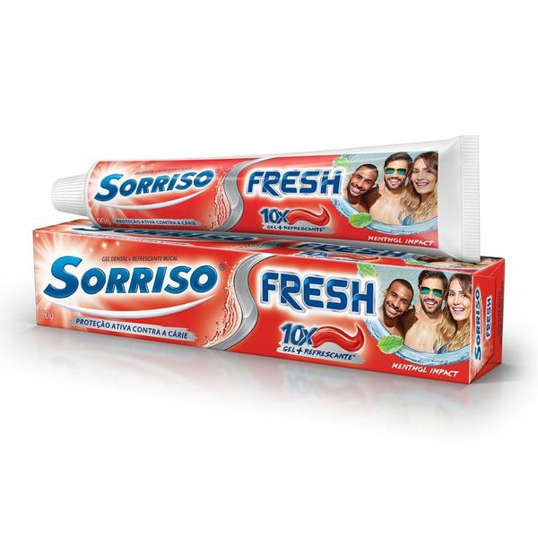 Imagem de Creme Dental Sorriso Fresh Menthol Impact 90g