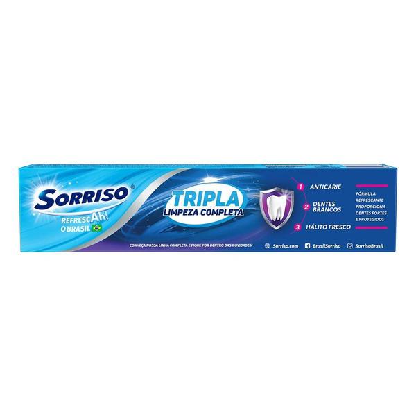 Imagem de Creme Dental Sorriso Tripla Limpeza Completa 120g