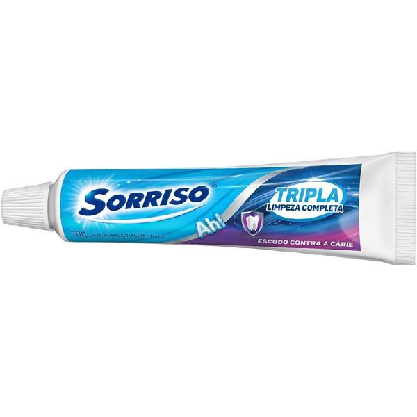 Imagem de Creme Dental Sorriso Tripla Limpeza Completa 70g