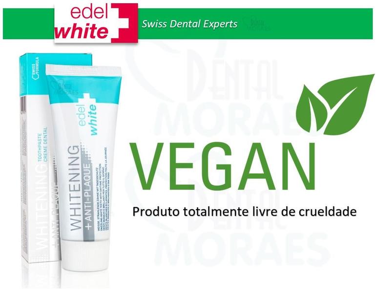 Imagem de CREME DENTAL WHITENING + ANTIPLACA EDEL WHITE (2un)