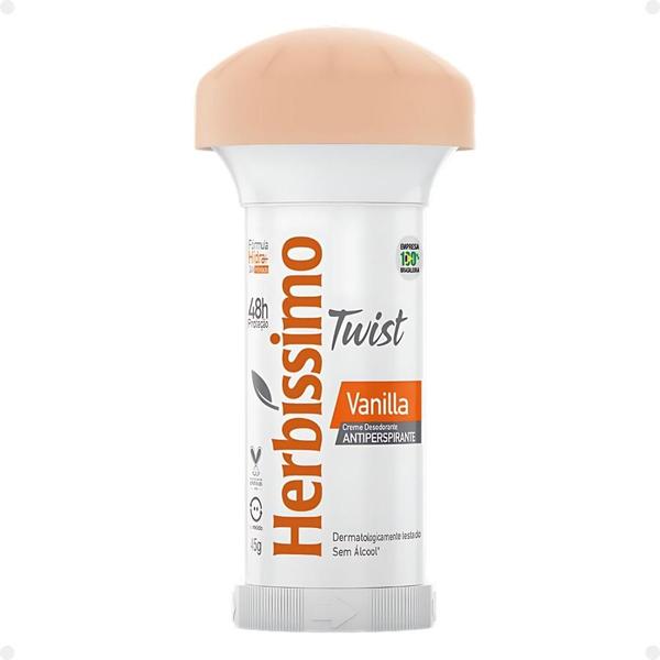 Imagem de Creme Desodorante Herbíssimo Twist Vanilla 45g