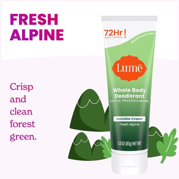 Imagem de Creme desodorante Lume Whole Body Invisible 90mL x2 Fresh Alpine