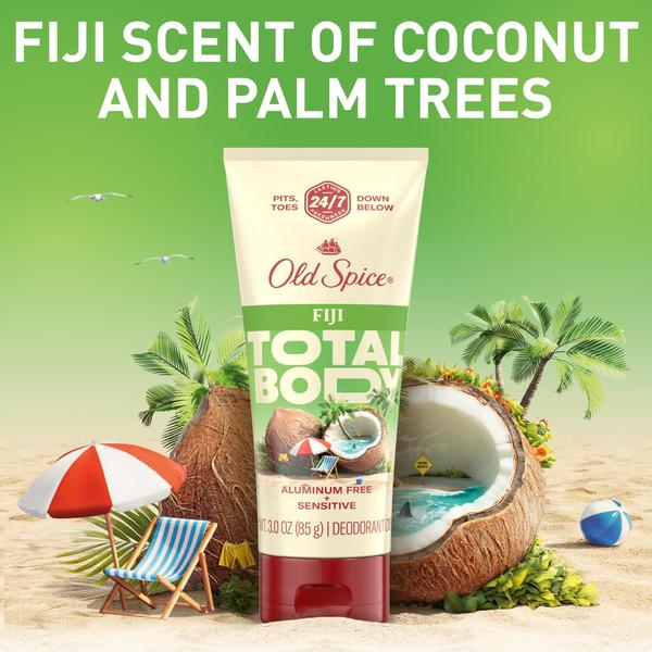 Imagem de Creme desodorante Old Spice Whole Body Fiji Scent 90ml Masculino