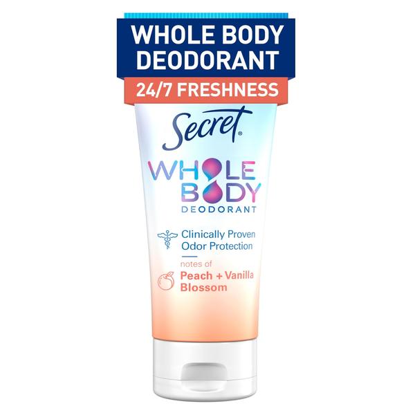 Imagem de Creme desodorante Secret Whole Body Women, 90 ml, 72 horas de proteção