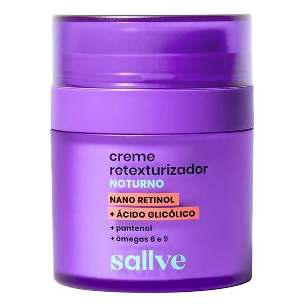 Creme Facial Retexturizador Noturno Sallve Creme Facial Retexturizador Noturno Sallve