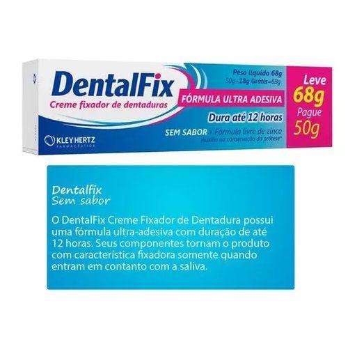 Imagem de Creme Fixador De Dentaduras Dentalfix 68G - Kley Hertz