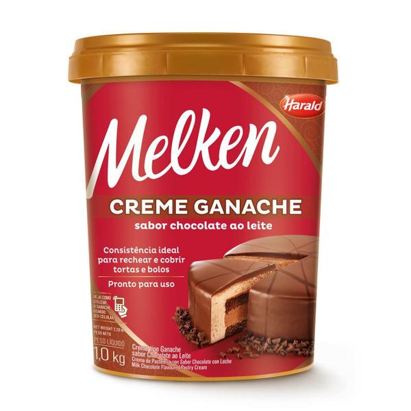 Imagem de Creme Ganache Chocolate Ao Leite Melken 1Kg Harald