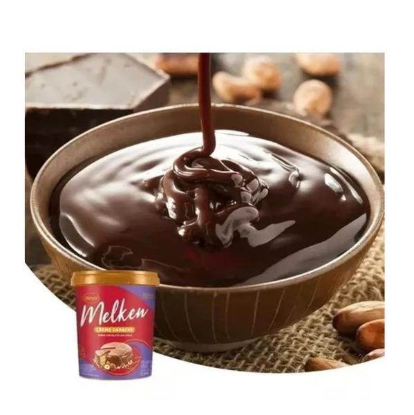 Imagem de Creme Ganache Melken Sabor Chocolate Com Avelã 1,0kg Harald