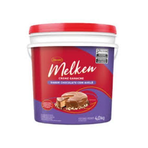 Imagem de Creme Ganache Melken Sabor Chocolate Com Avelã 4Kg