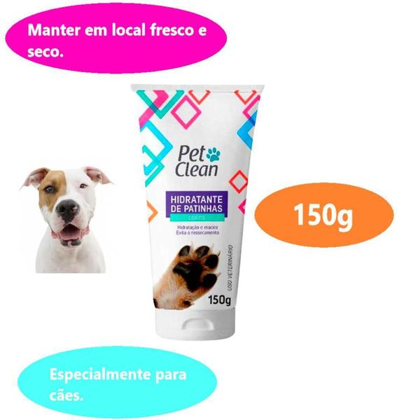 Imagem de Creme Hidratante De Patinhas Patas Cães Gato Pet Clean 150g - Pet  Clean