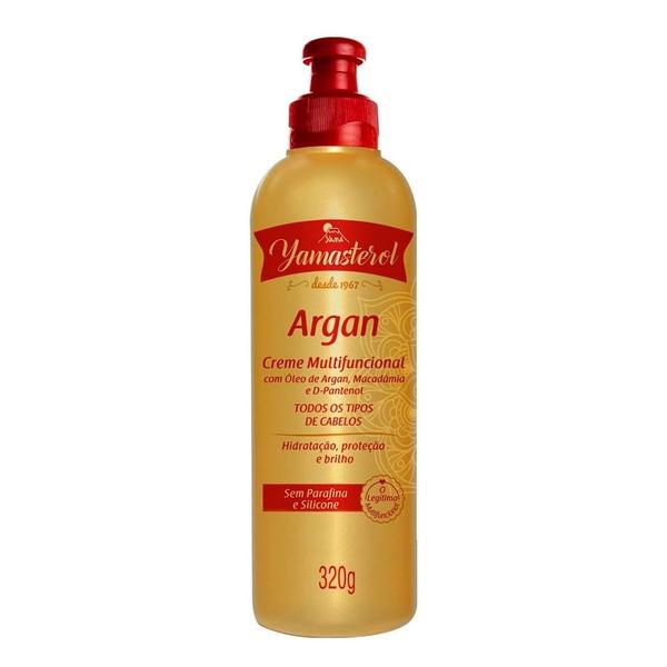 Imagem de Creme Multifuncional para Cabelo Yamasterol Argan com 320g